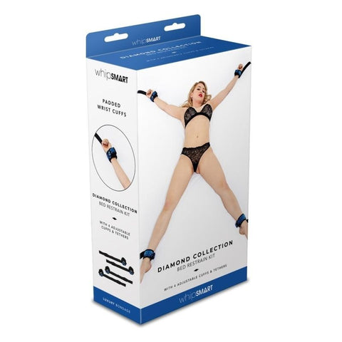 Whip Smart Diamond Bed Restraints by Xgen Products - Cuffs And Restraints