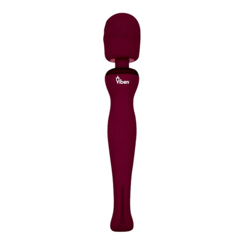 Sultry Rechargeable Wand Massager Ruby by Viben - Body Wands