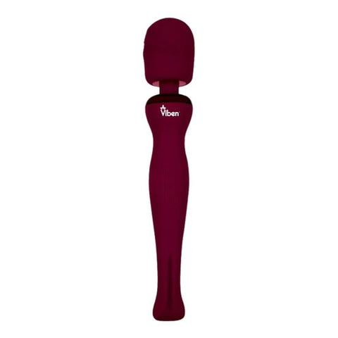 Sultry Rechargeable Wand Massager Ruby by Viben - Body Wands