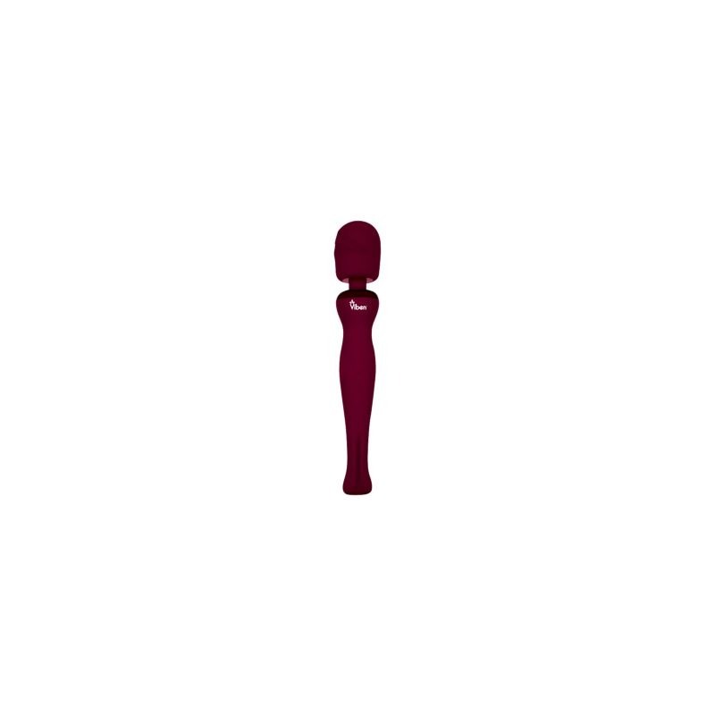 Sultry Rechargeable Wand Massager Ruby by Viben - Body Wands