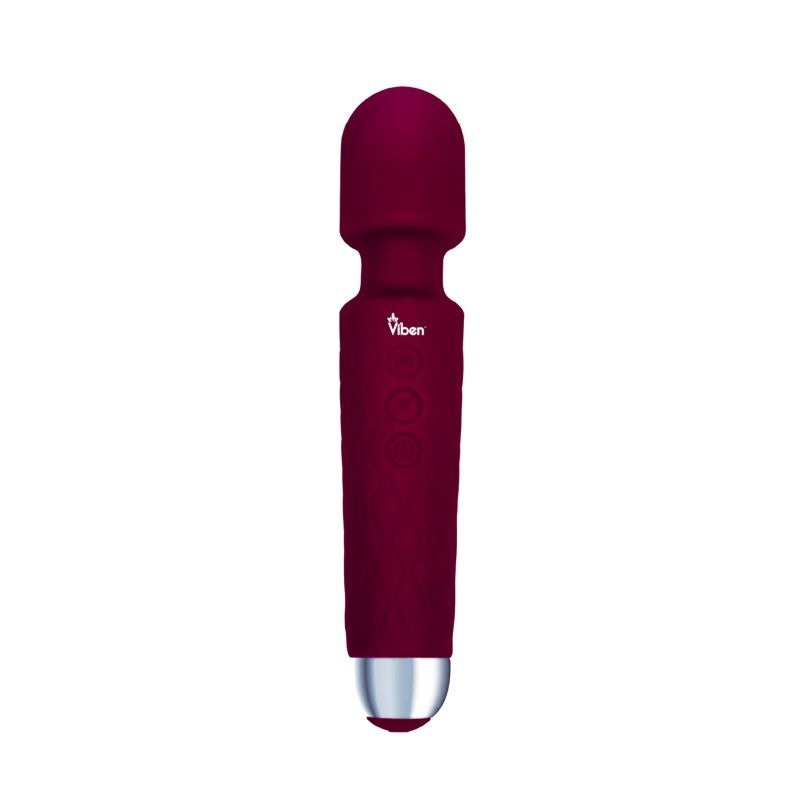 Tempest Rechargeable Wand Massager Ruby by Viben - Body Wands