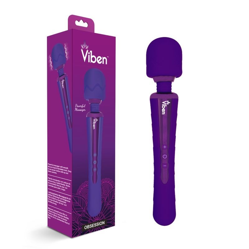 Obsession Rechargeable Wand Massager by Viben - Body Wands