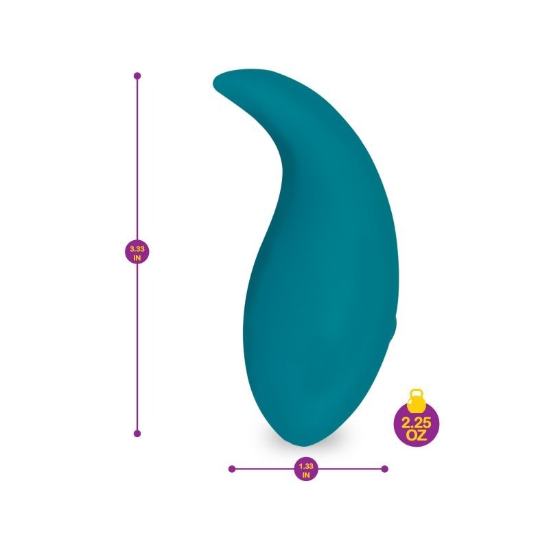 Elated Pinpoint Rechargeable Vibe Ocean Massager by Viben - Personal Massagers