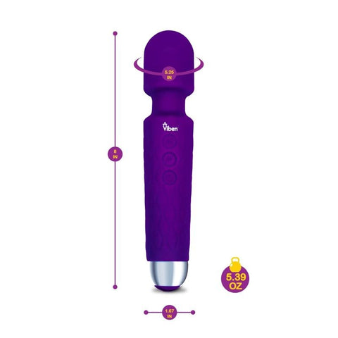 Tempest Travel Wand Massager Violet by Viben - Body Wands