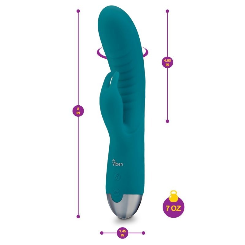 Alluring Come Hither Rabbit Vibe Ocean Rabbit Vibrator - Rabbit Vibrators