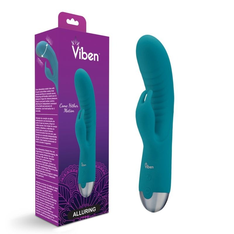 Alluring Come Hither Rabbit Vibe Ocean Rabbit Vibrator - Rabbit Vibrators