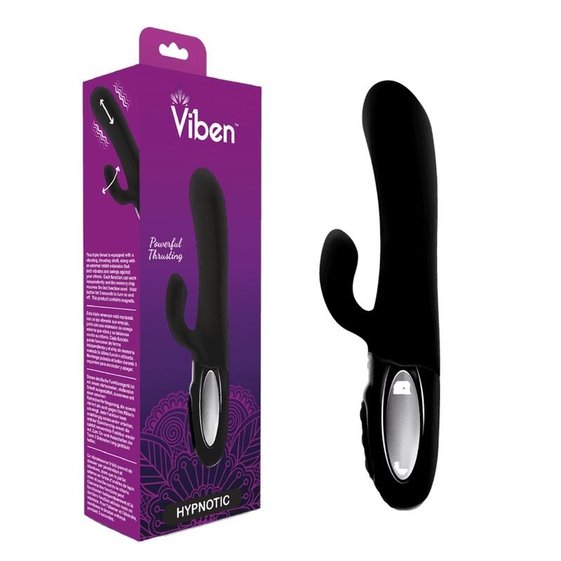 Hypnotic Thrusting Rabbit Vibrator by Viben - Rabbit Vibrators