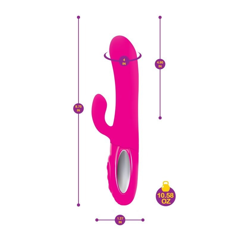 Hypnotic Thrusting Rabbit Vibrator by Viben - Rabbit Vibrators