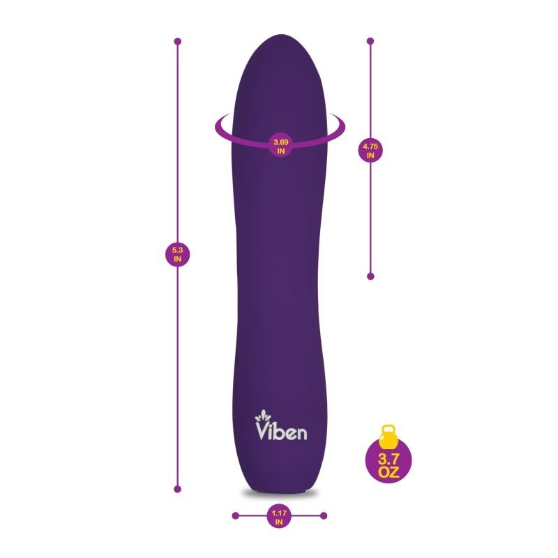 Vivacious Rumble Motor Rechargeable Bullet Violet by Viben - Bullet Vibrators