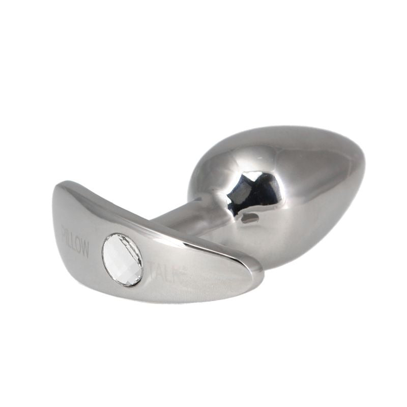Pillow Talk Sneaky Stainless Steel Anal Plug w/ Swarovski - Butt Plugs