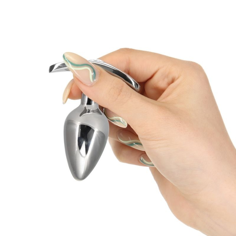 Pillow Talk Sneaky Stainless Steel Anal Plug w/ Swarovski - Butt Plugs