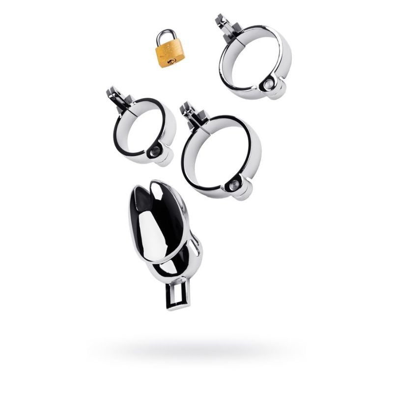 Metal Chastity Cage Adjustable by ToyFa - Male Chastity