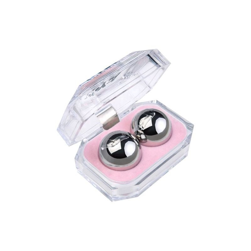 Metal Silver Vaginal Balls 2 Piece by ToyFa - Love Eggs and Kegel Exercisers