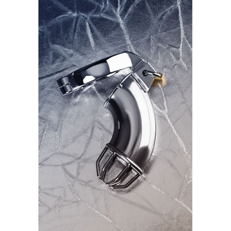 Metal Cock Cage w/ Rings and Lock by ToyFa - Male Chastity