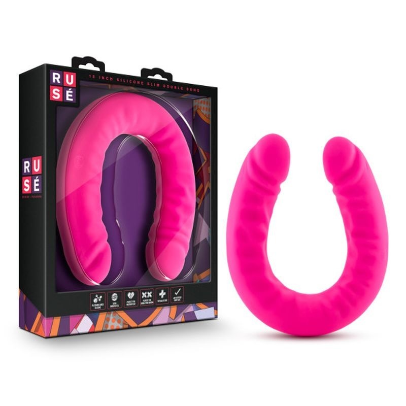 Ruse Silicone Double Dong by Blush Novelties - Double Ender