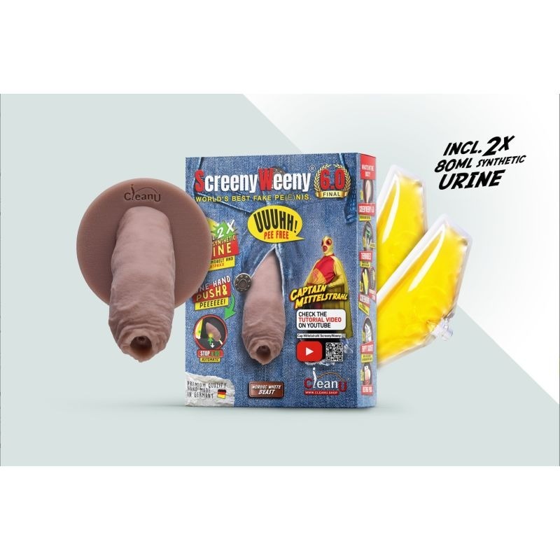 Screeny Weeny 6.0 Uncut Nordic Realistic Dildo by CleanU - Realistic Dildos