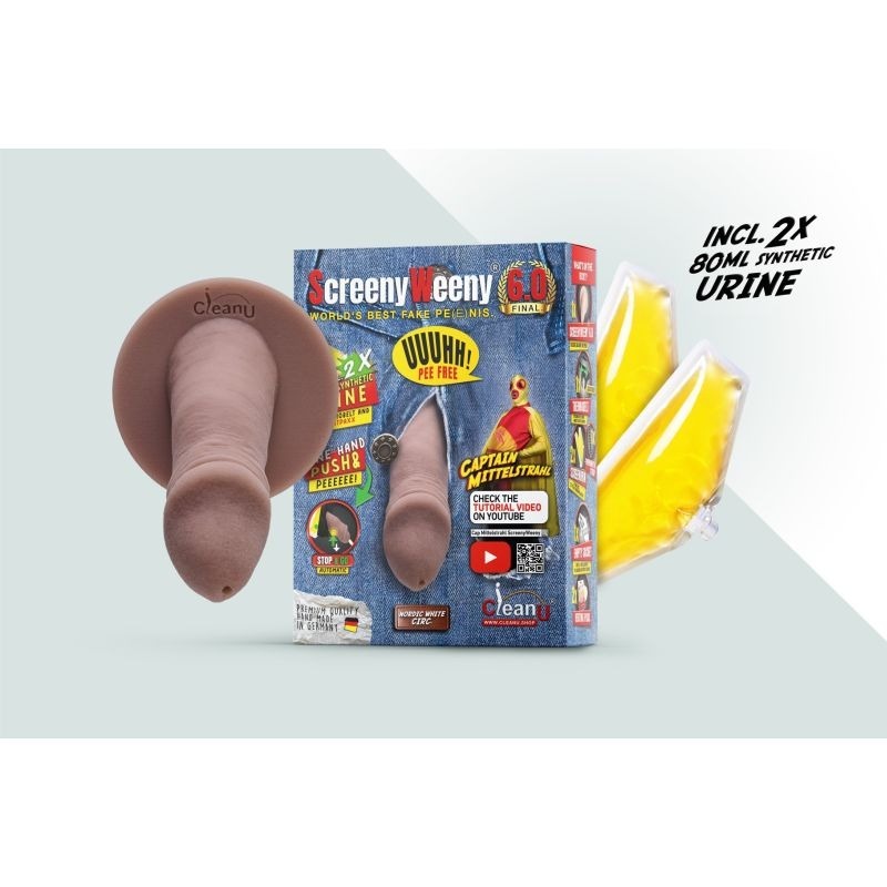 Screeny Weeny 6.0 Cut Nordic Realistic Dildo by CleanU - Realistic Dildos