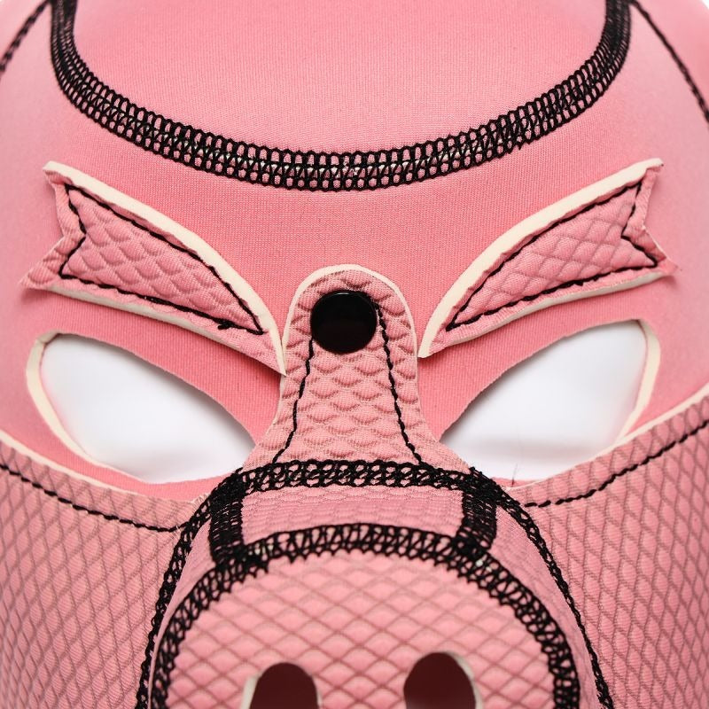 Neoprene Pig Mask by Doc Johnson - Bondage Hoods