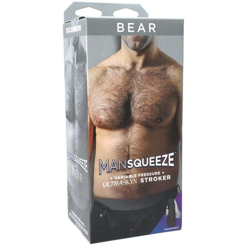 Bear UltraSkyn Stroker Ass Vanilla by Doc Johnson - Masturbators and Strokers