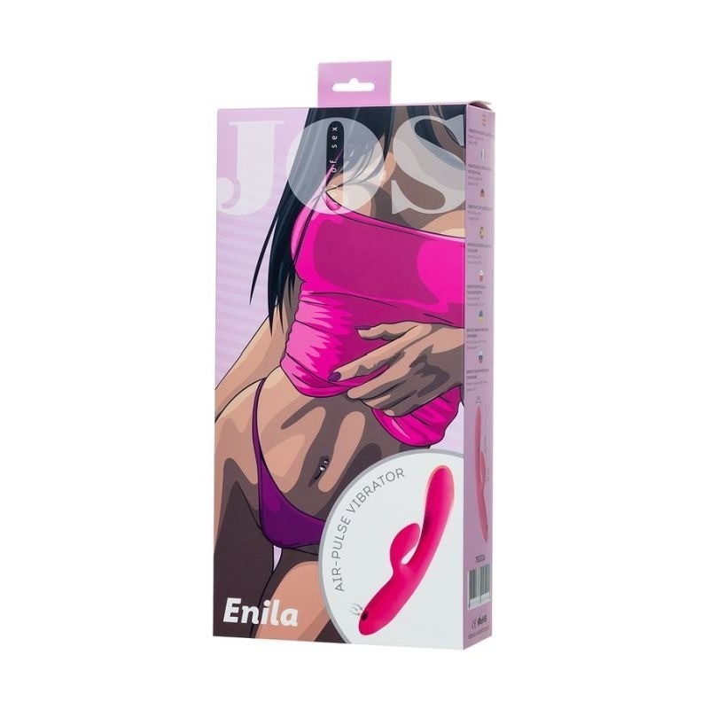 JOS Enila Dual Ended Stimulator Rabbit Vibrator by ToyFa - Rabbit Vibrators