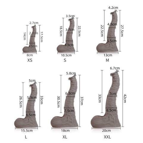 Dexter Medium Liquid Silicone Dildo by Sport Fucker - Non-Realistic Dildos