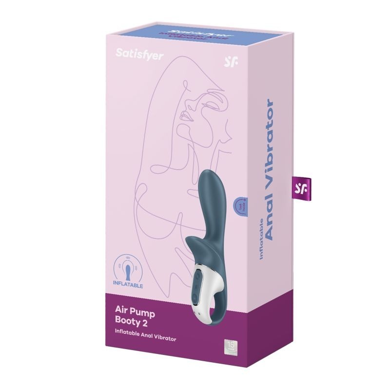 Air Pump Booty 2 Dark by Satisfyer - Anal Vibrators