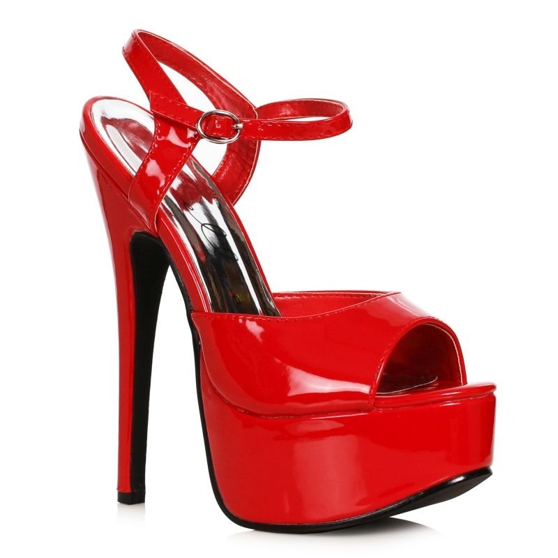 Stiletto Sandal Womens Footwear Red by Ellie Shoes - Womens Footwear