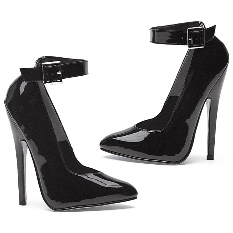 Fetish Pump w/ Ankle Strap by Ellie Shoes - Womens Footwear