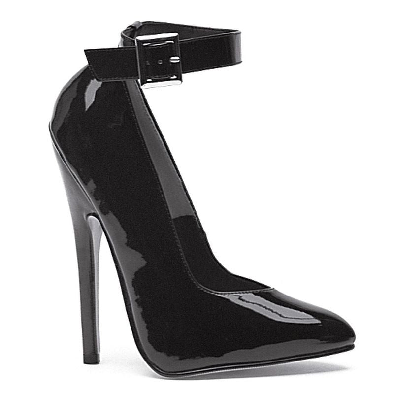 Fetish Pump w/ Ankle Strap by Ellie Shoes - Womens Footwear