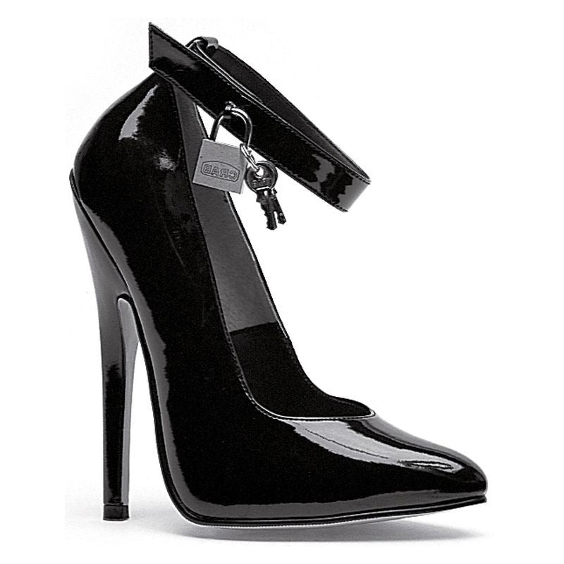 Fetish Pump w/ Lock and Key by Ellie Shoes - Womens Footwear