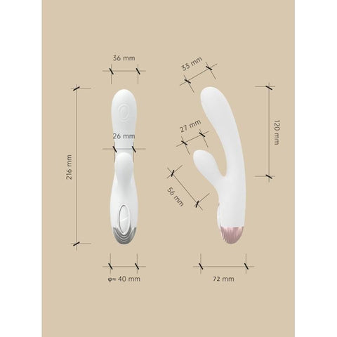 Pada Rabbit and G-Spot Pulsing Vibrator by Drywell - Rabbit Vibrators