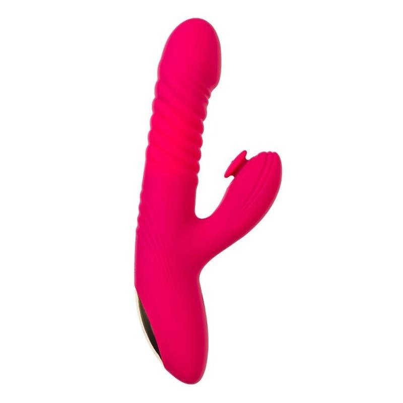 JOS Seri Thrusting Vibrator with Clitoral Stimulator Pad - Rabbit Vibrators