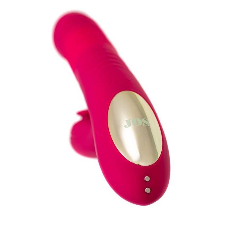 JOS Seri Thrusting Vibrator with Clitoral Stimulator Pad - Rabbit Vibrators