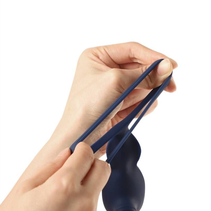 VibraDuo Anal Probe and Perineum Stim with Cockring - Butt Plugs