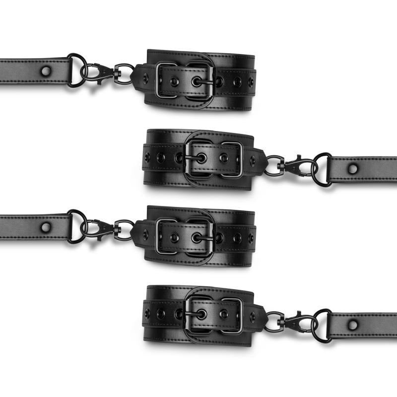 Hogtie with Hand and Ankle Cuffs by Easytoys - Cuffs And Restraints