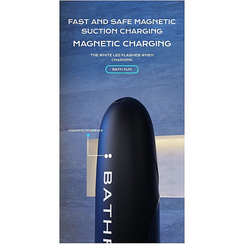 BathFun Automatic USB Waterproof Penis Pump w Magic Sleeve - Penis Pumps And Stretchers