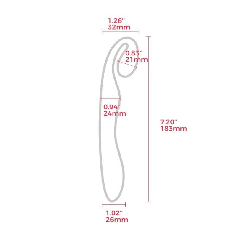 G-Snuggle Ultrasoft Sprout-shaped Unisex Vibrator - G-Spot Vibrators