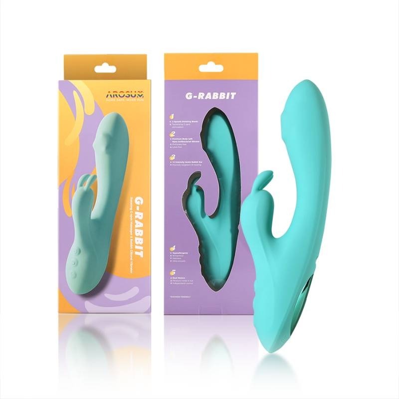 G-Rabbit Rotating G-Spot and Clitoral Vibrator by Arosum - Rabbit Vibrators
