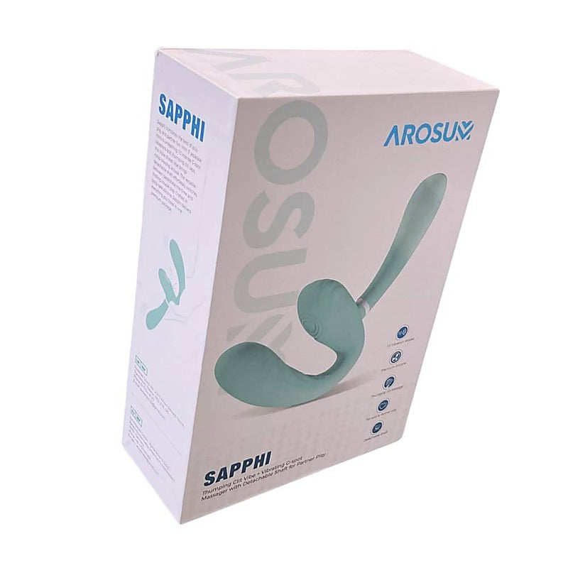 Sapphi Detachable Strapless Strap-on Double Vibrator - Strap On Sextoys
