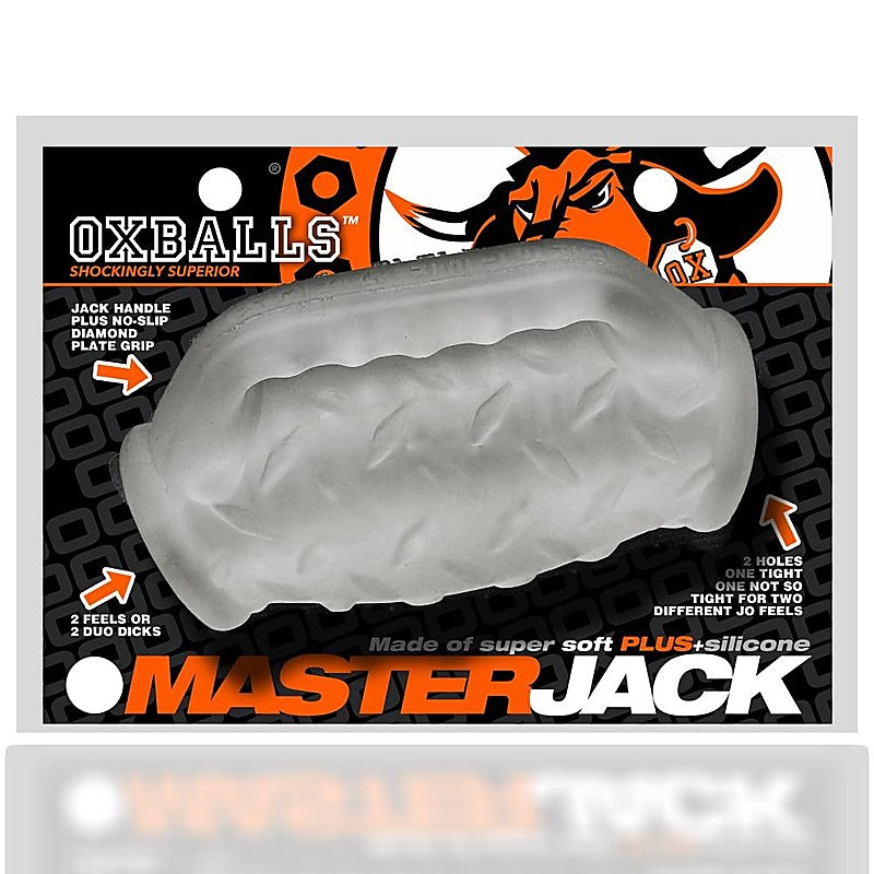 Masterjack Double Penetration JO Ice Masturbator - Masturbators and Strokers
