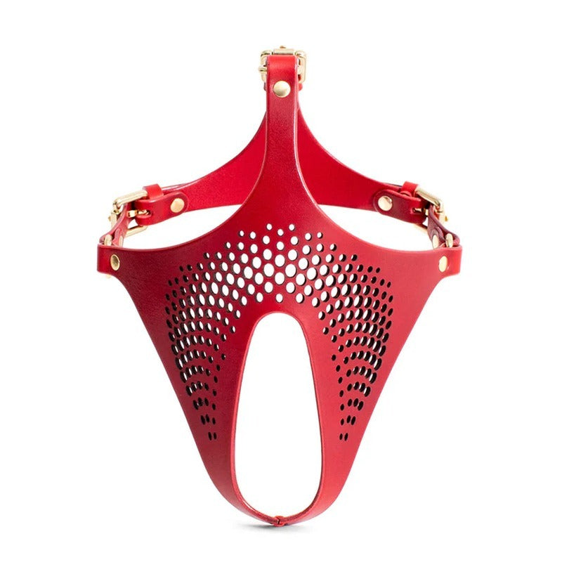 Ex Machina Genuine Leather Mask by Doc Johnson - Masks And Blindfolds