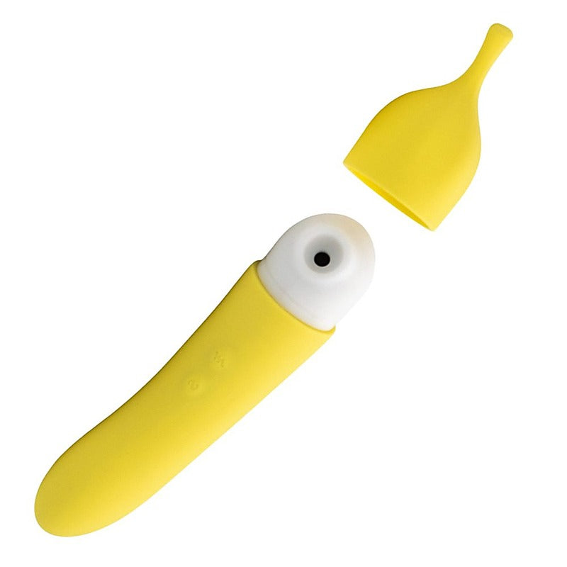 Banana Cream Air Pulse G-Spot Vibrator by Natalies Toy Box - Clit Ticklers and Pulsators
