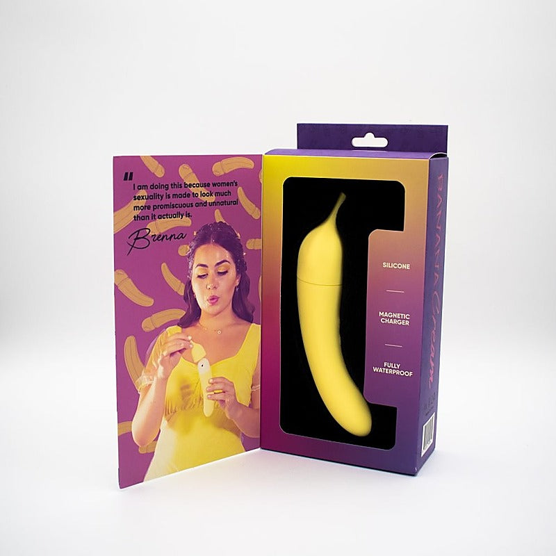 Banana Cream Air Pulse G-Spot Vibrator by Natalies Toy Box - Clit Ticklers and Pulsators