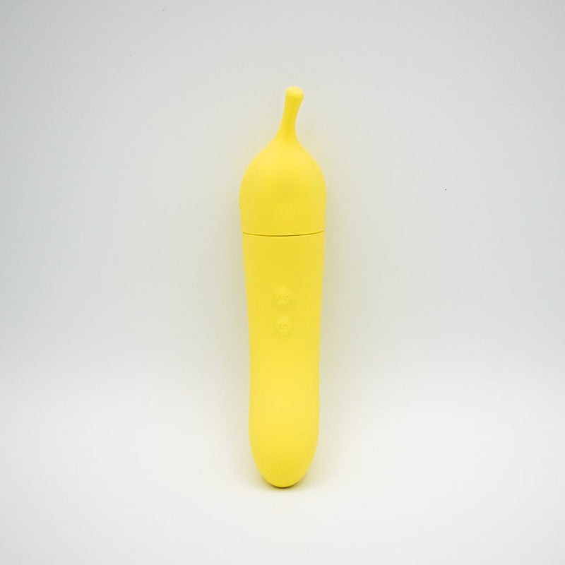 Banana Cream Air Pulse G-Spot Vibrator by Natalies Toy Box - Clit Ticklers and Pulsators