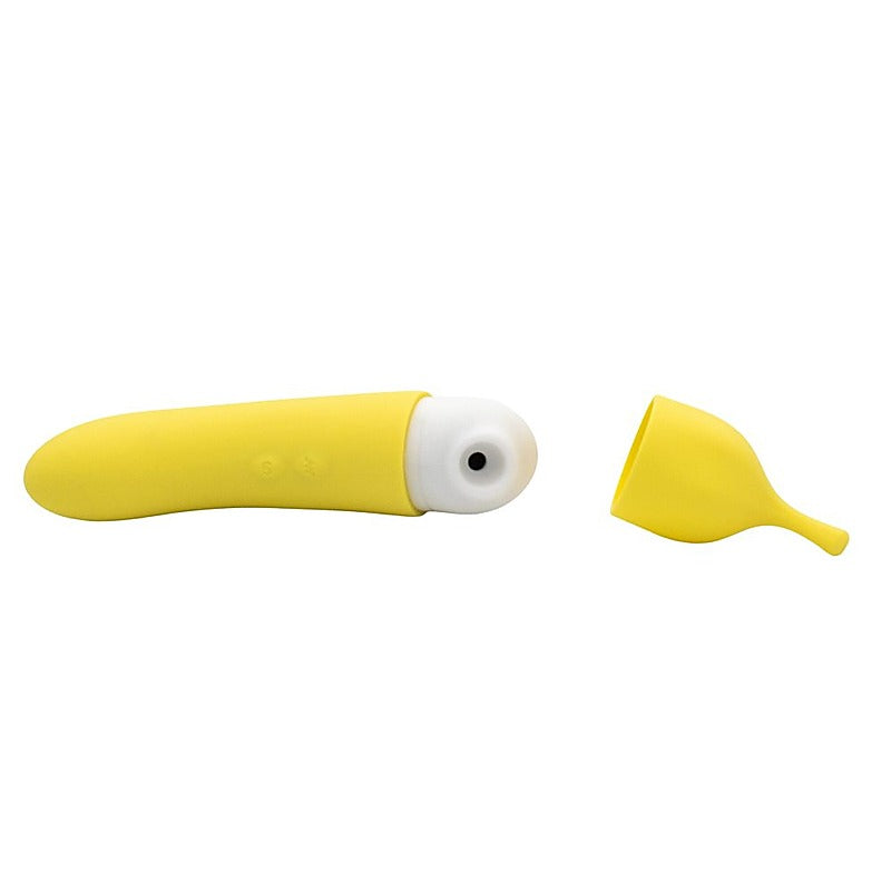 Banana Cream Air Pulse G-Spot Vibrator by Natalies Toy Box - Clit Ticklers and Pulsators