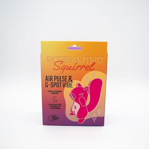 Screaming Squirrel Air Pulse & G-Spot Vibrator - Clit Ticklers and Pulsators