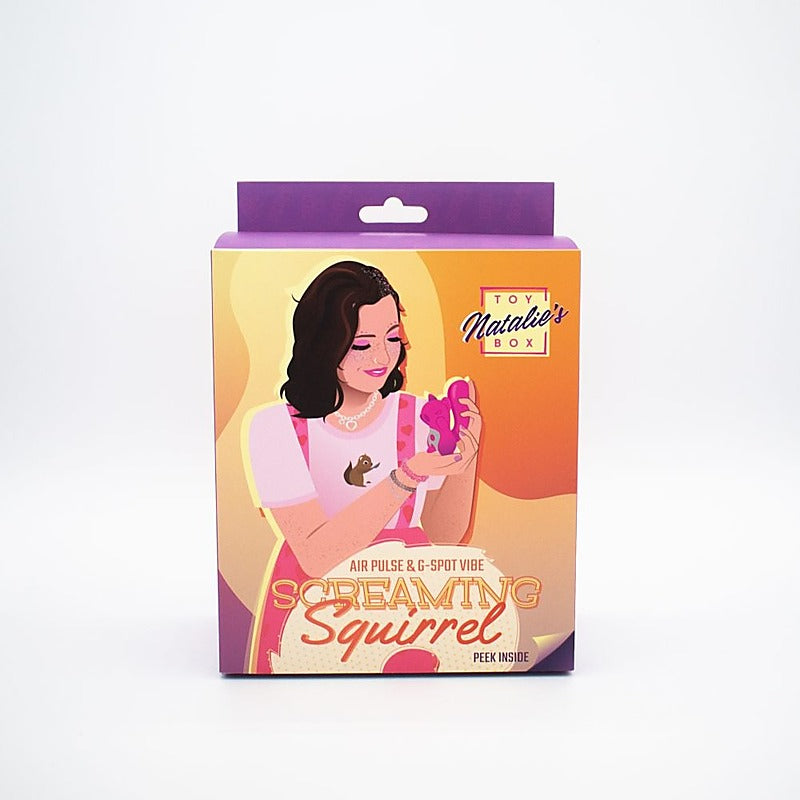Screaming Squirrel Air Pulse & G-Spot Vibrator - Clit Ticklers and Pulsators