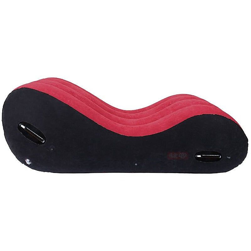 Inflatable Suede Love Lounge with Handrail Sex Furniture - Sex Furniture