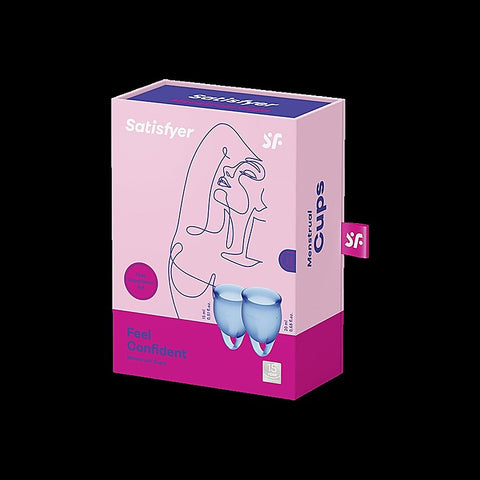 Feel Confident Silicone Menstrual Cups Set of 2 Condom - Condoms