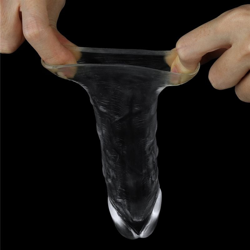 Flawless Penis Extender Sleeve by Lovetoy - Penis Sleeves and Extenders